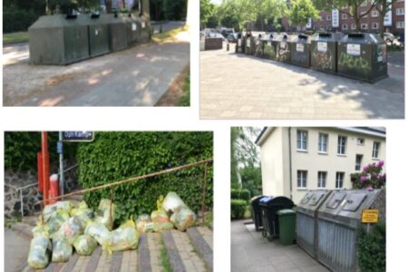 Design manual for spaces dedicated to waste bins and containers in public spaces b